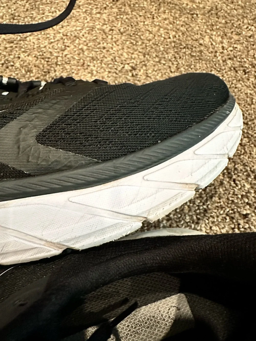 Hoka One One Arahi 5 Women's Running Shoes Black White Size 10 B